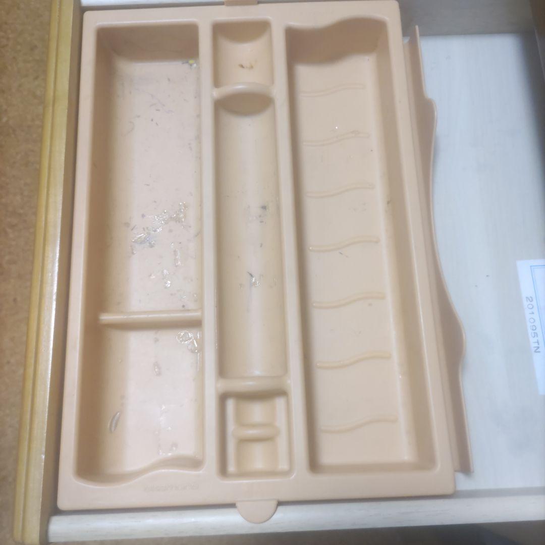 オカムラ　木製学習机（本棚付き）