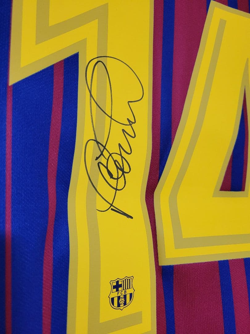 バルセロナ コウチーニョ サイン ユニフォーム ICONS 正規 証明書