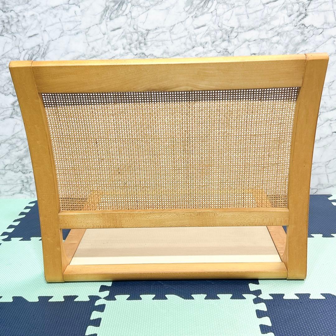 TENDO 天童木工 メープル材 座椅子 5559MP 4脚セット 原好輝 籐