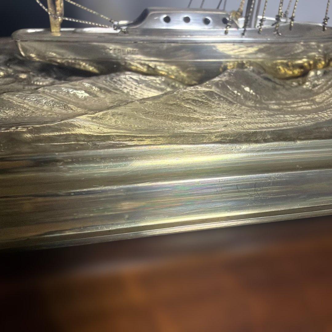 銀製 ヨット スターリングシルバー Sterling 帆船模型 昭和レトロ