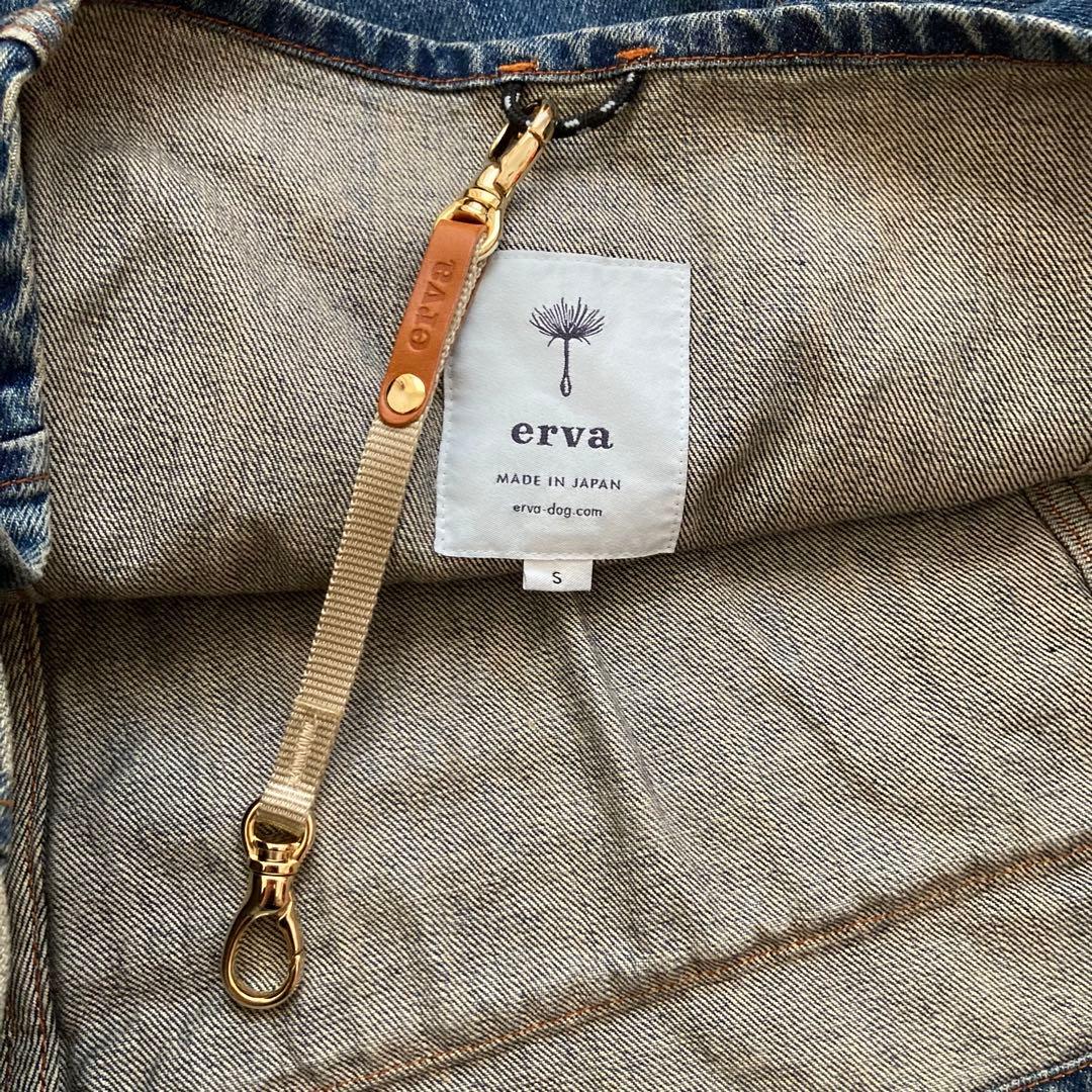 試着のみ　エルヴァ　erva dog 犬　スリング　抱っこ紐　デニム　小型犬　S