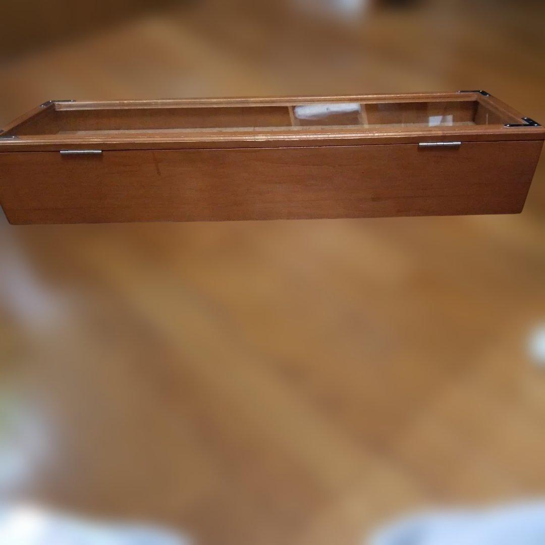 特注品ウッドガラスケース　アクセサリーケース　小物収納