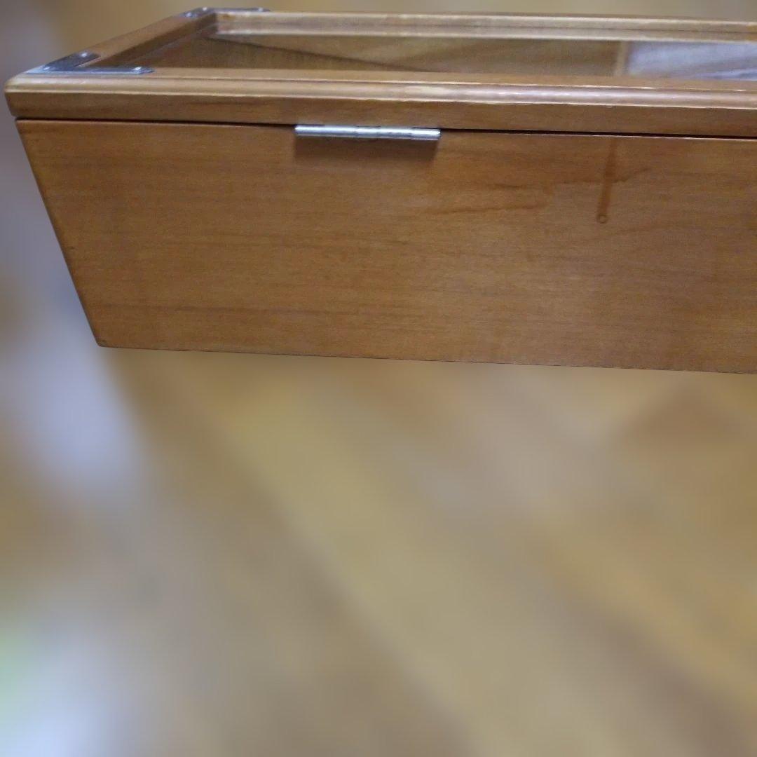 特注品ウッドガラスケース　アクセサリーケース　小物収納