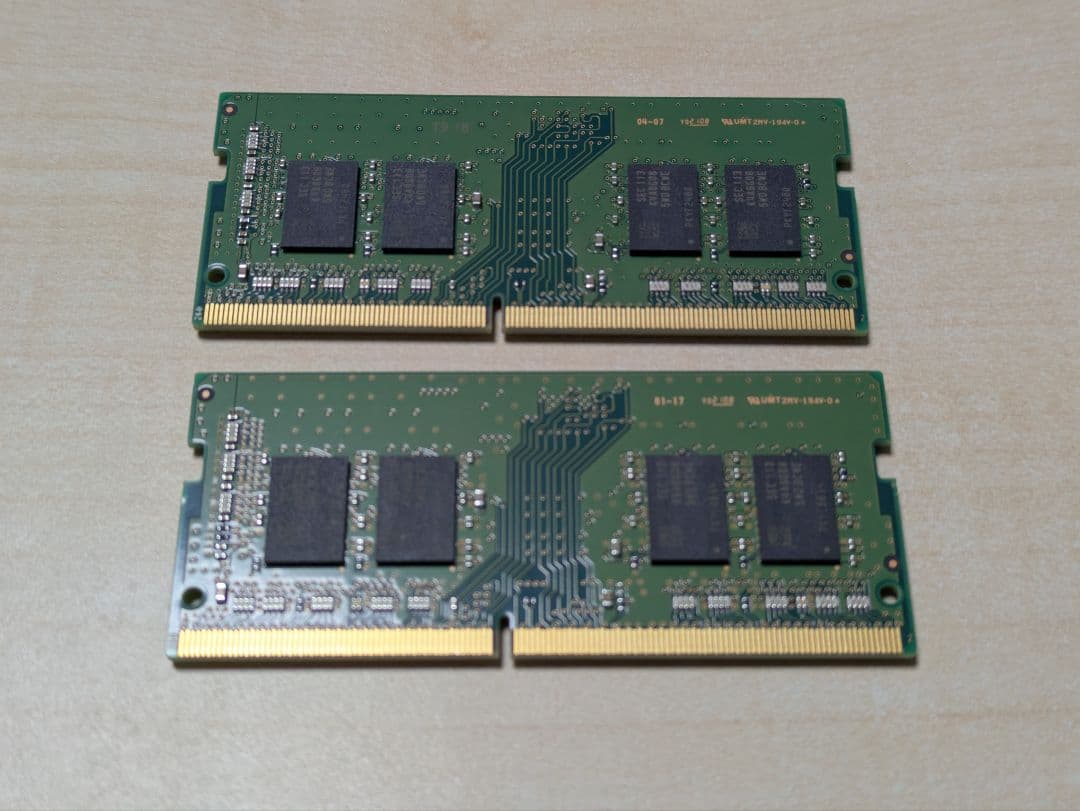 Samsung SODIMM DDR4 3200 8GB*2枚（16GB）