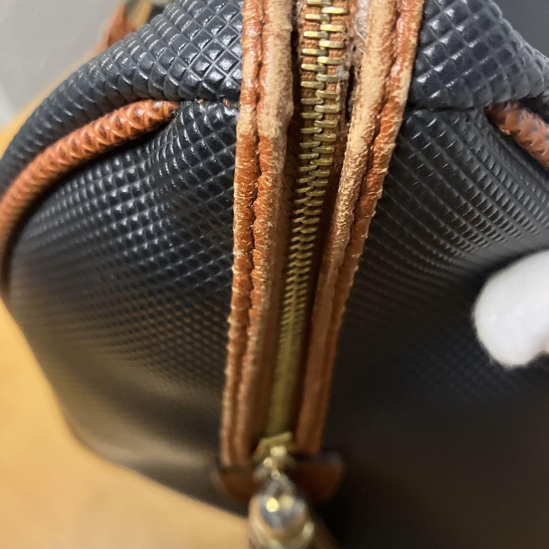 BOTTEGA VENETA ハンドバッグ マルコポーロ　PVCレザー ブラック