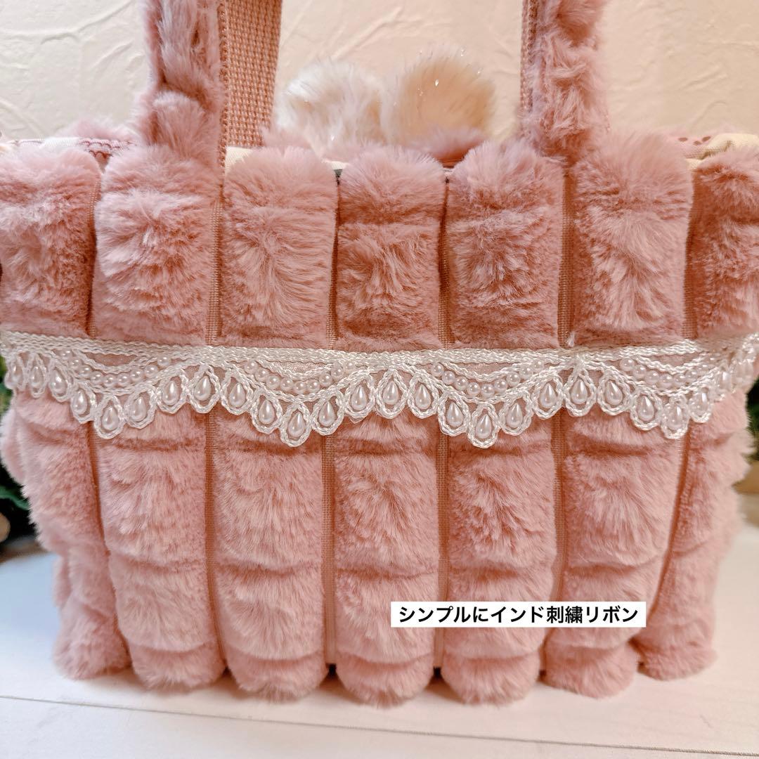 ☆*☆様 コヤンイサムチョン♡うさぎミルクちゃんダイヤカットファー＆インド刺繍ト
