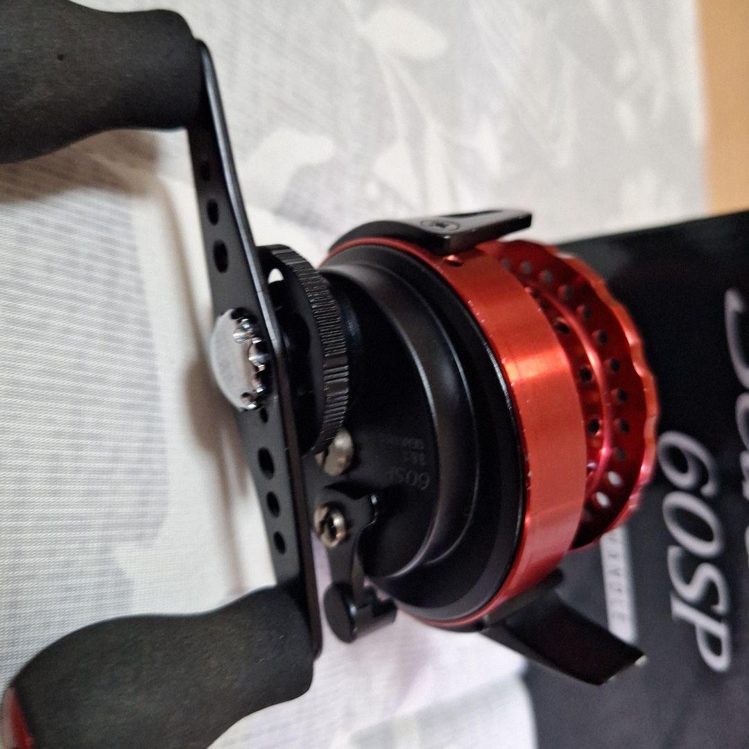 SHIMANO セイハコウ 60SP リール レッド左巻き