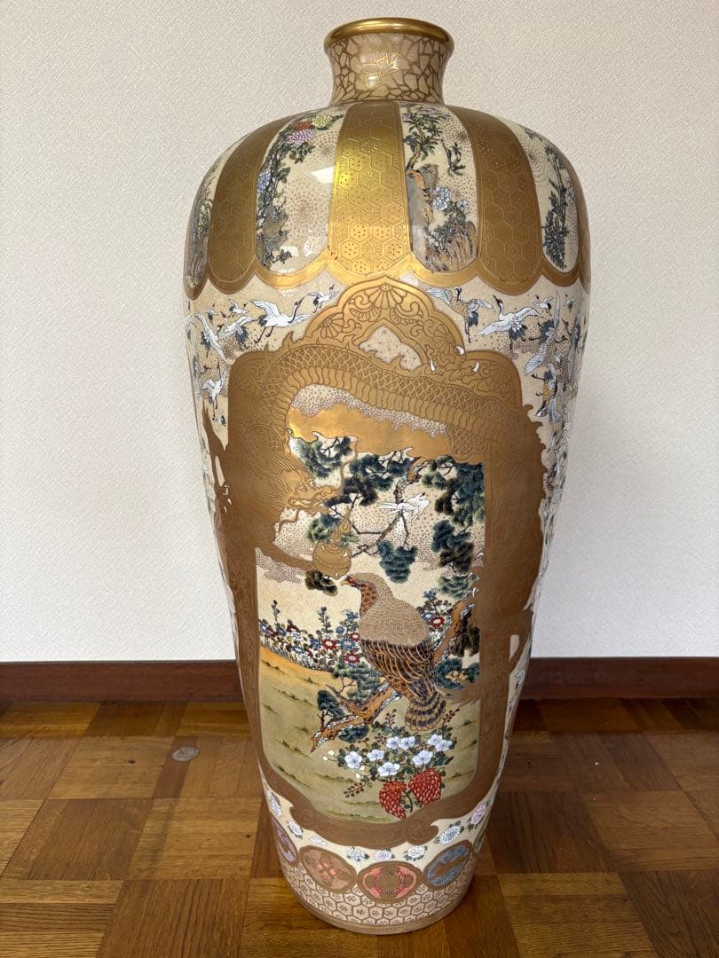 大型花瓶（飾り壺）置物