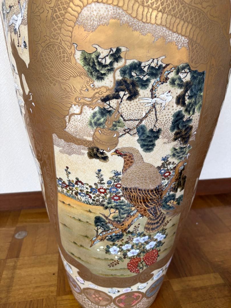 大型花瓶（飾り壺）置物