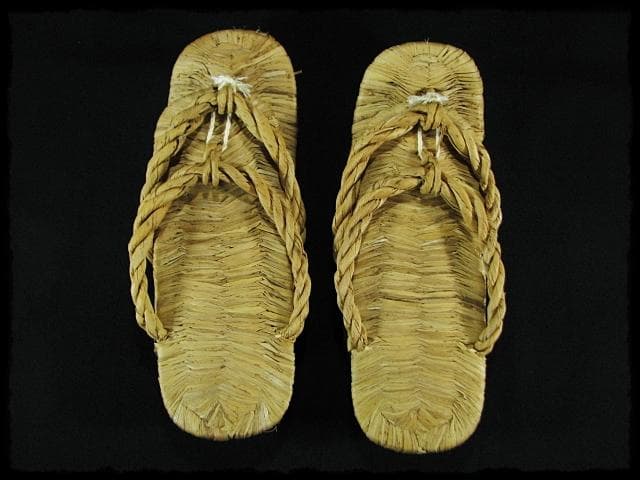 露地草履 ８足 内２足未使用 数寄屋草履 茶道具 露地道具 f318