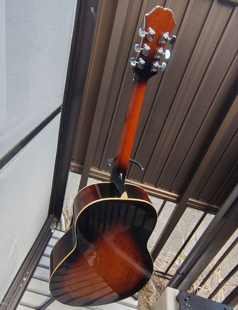 超美品 Epiphone AJ-15 VSB Wピックアップ付エレアコ