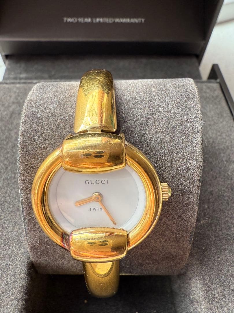 GUCCI ゴールド ラウンドフェイス 時計‼️Sale‼️