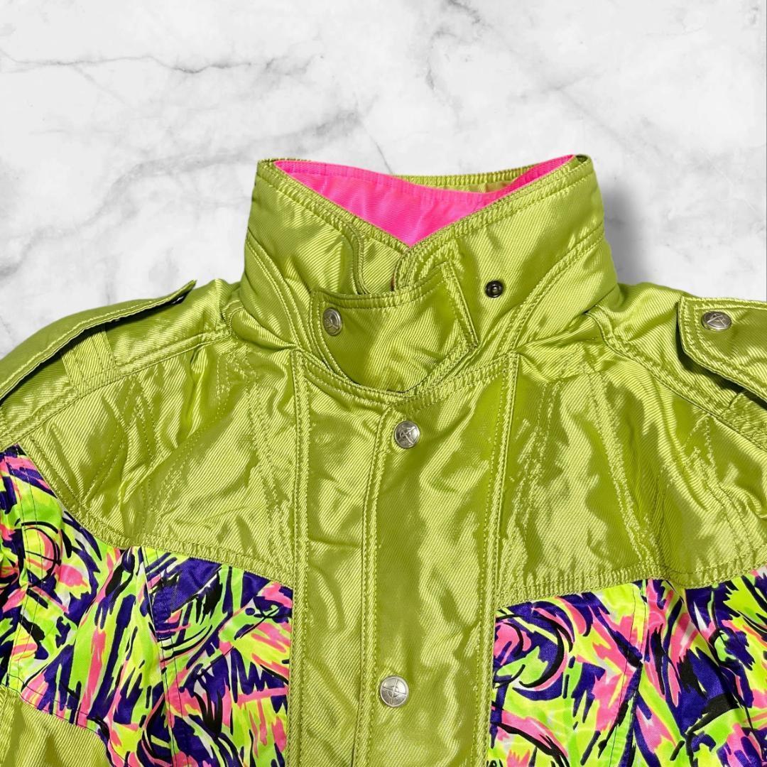 デサント 希少 XO スキーウェア ジャケット 派手柄 90s ヴィンテージ