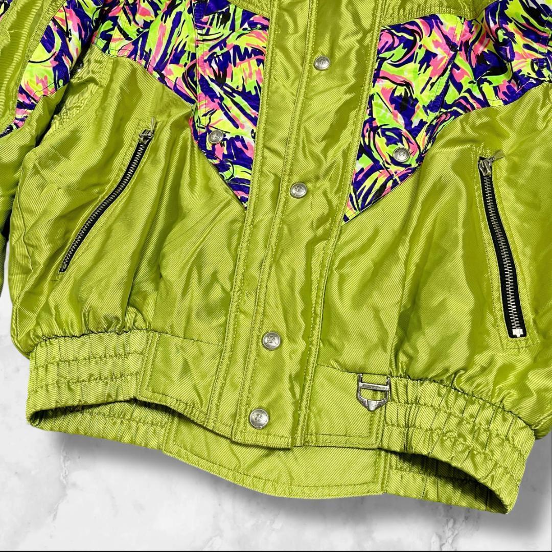 デサント 希少 XO スキーウェア ジャケット 派手柄 90s ヴィンテージ