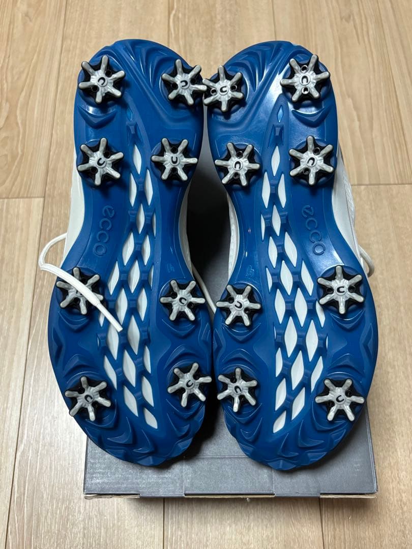 【prin】【未使用】ECCO ゴルフシューズ　ホワイト 26.5センチ