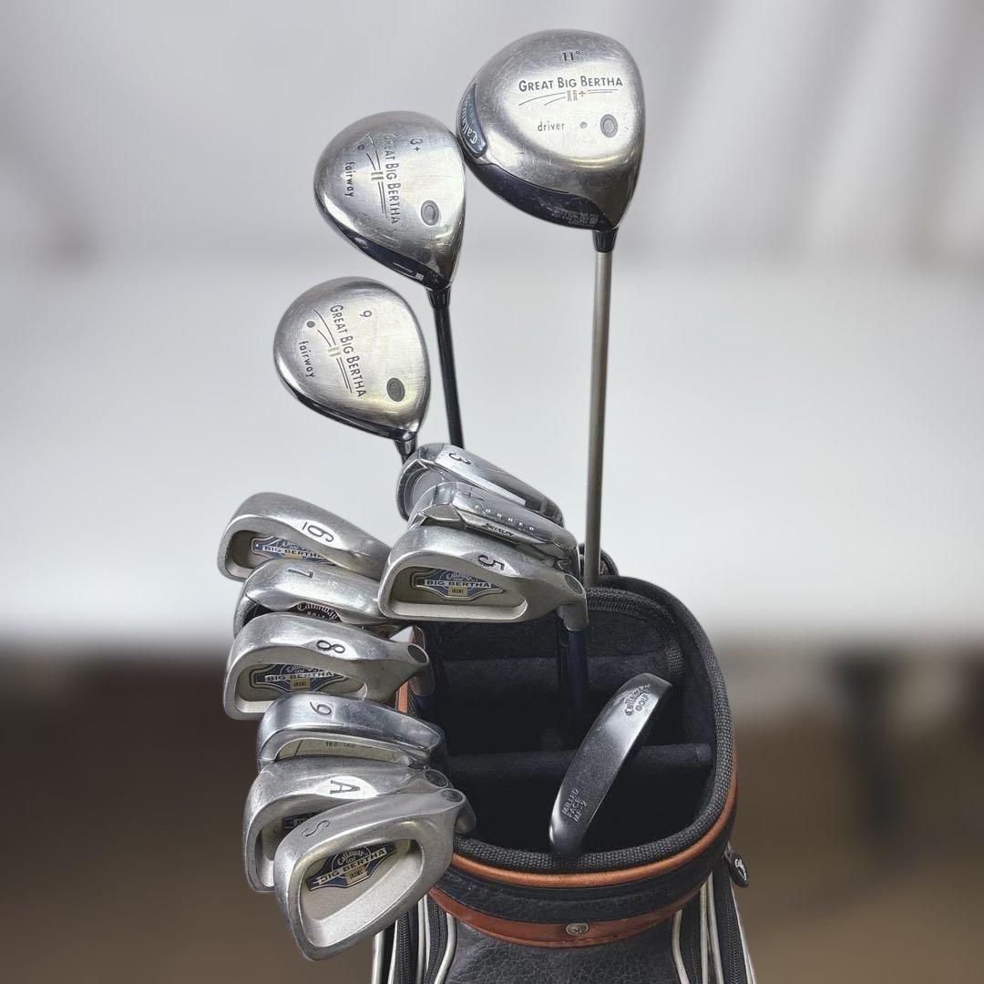 【激安‼️】キャロウェイ ゴルフクラブセット メンズ右利き キャディバッグ付き