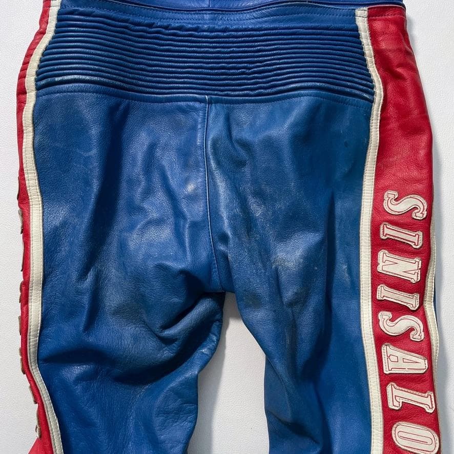 【やじよし】SINISALO レーシングスーツ 上下 54 本革 ツナギ