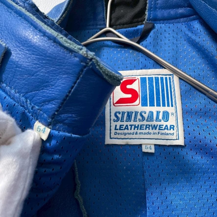 【やじよし】SINISALO レーシングスーツ 上下 54 本革 ツナギ