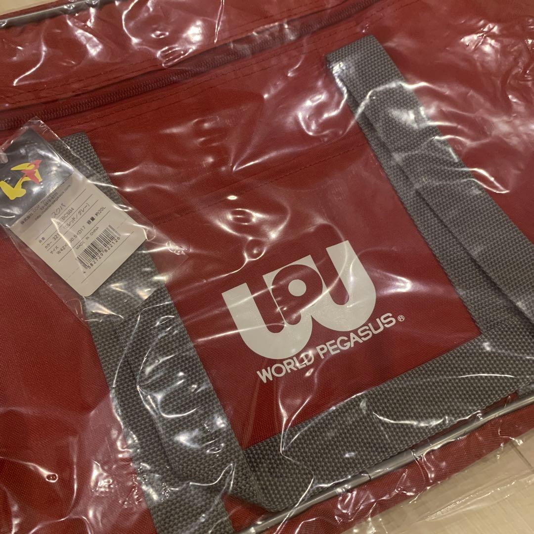 【新品未開封】ワールドペガサス　スクバ　赤色 旧ワッペ　赤