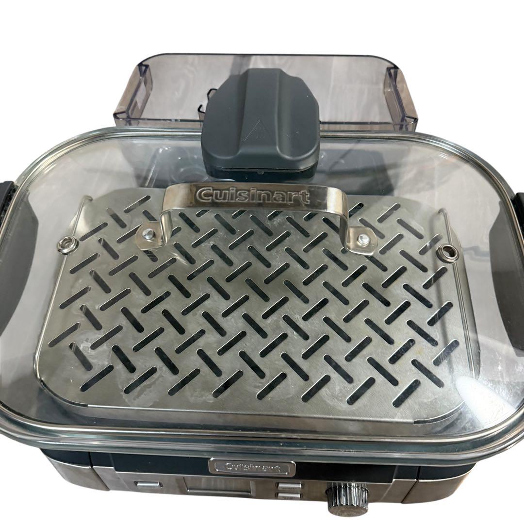 Cuisinart 電気蒸し器 スチームクッカー ガラス蓋