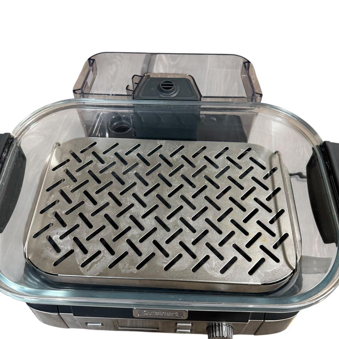 Cuisinart 電気蒸し器 スチームクッカー ガラス蓋
