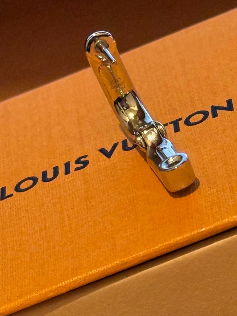 K 【新品】LOUIS VUITTON シルバー フープリング 2個セット