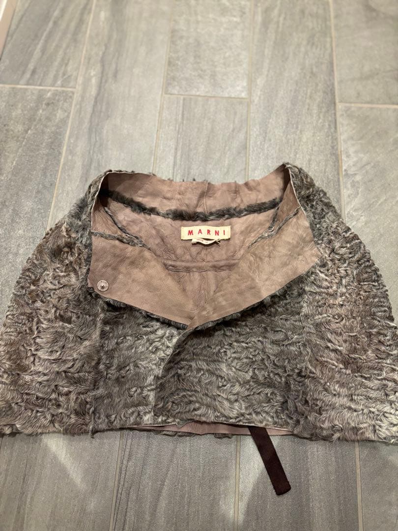 MARNI 100% ペルシャラムファー ボレロ