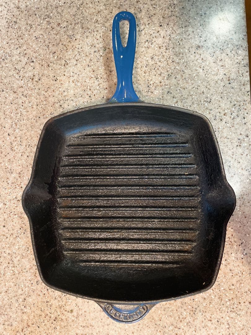 ★お値下げ★ ル・クルーゼ　 スクエア・スキレットグリル　補助ハンドル付き