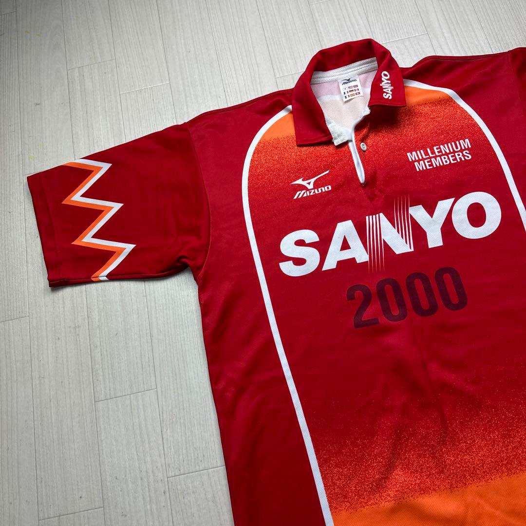 【希少】ミズノラグビー三洋電機ミレニアムジャージ27番佐藤明善選手