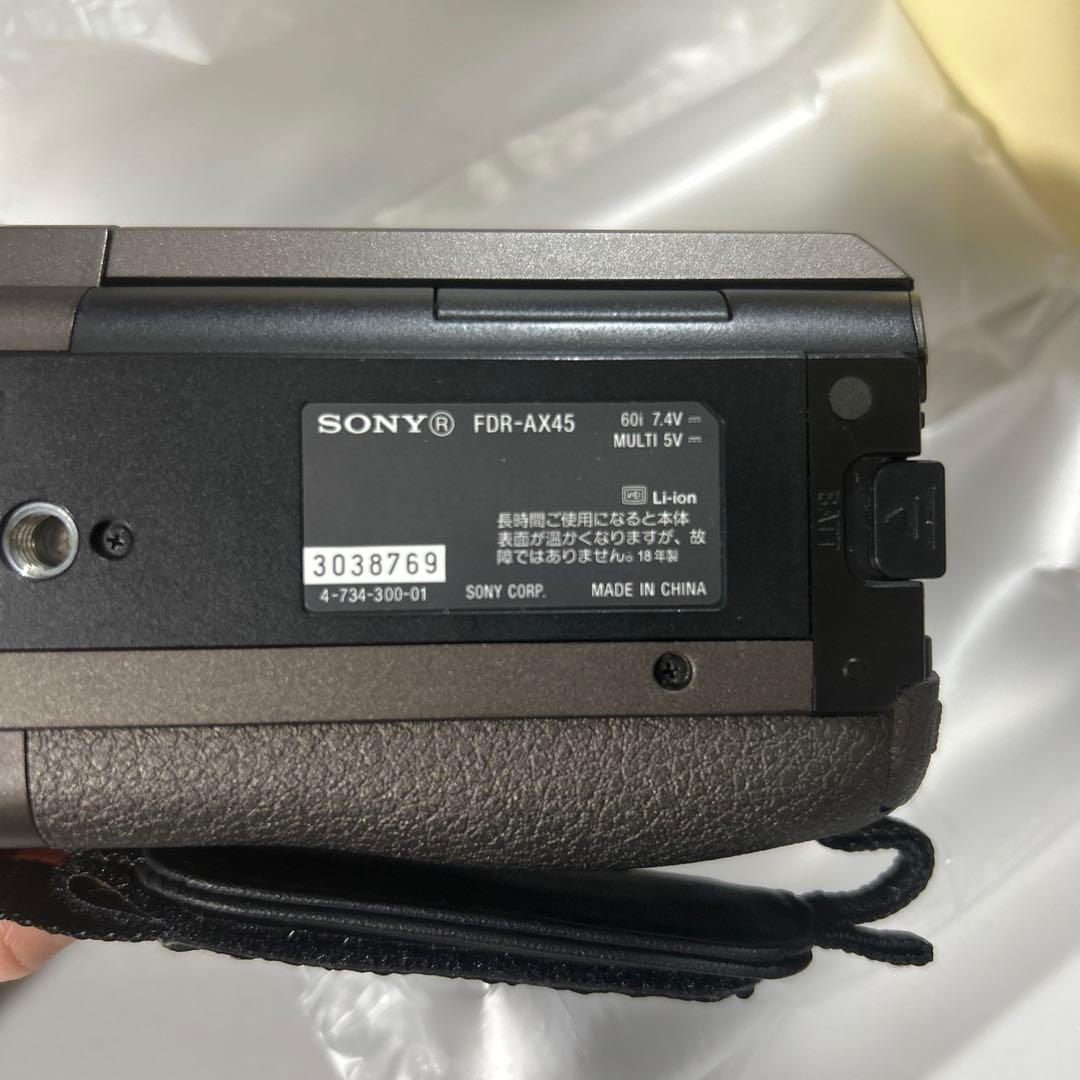 SONY FDR-AX45 4K ビデオカメラ本体　ハンディカム