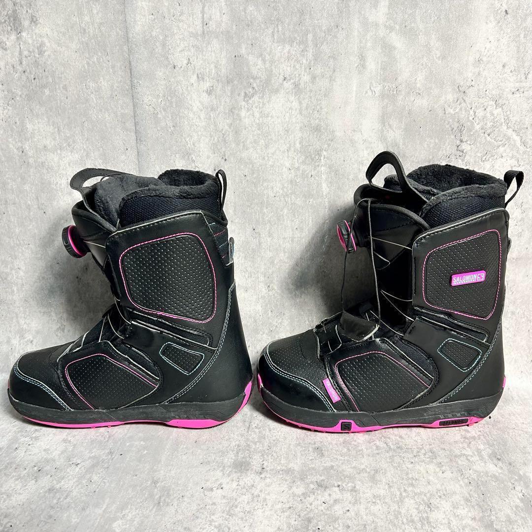 salomon スノーボード ブーツ ボア 23.5cm BOA サロモン 靴