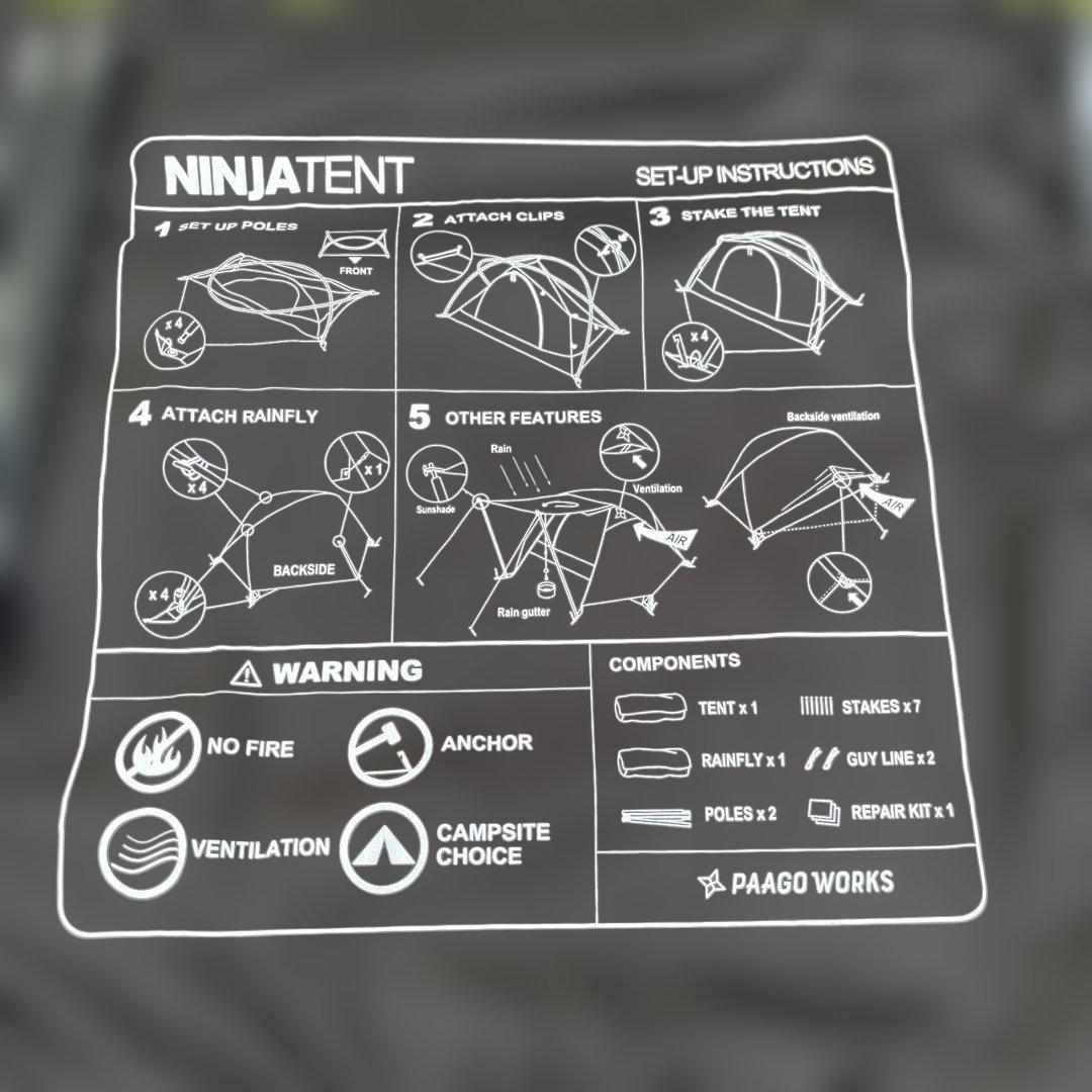 NINJATENT ニンジャテント PAAGO WORKS パーゴワークス UL