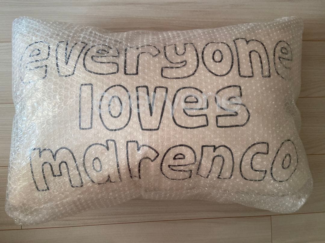 小物 everyone loves MARENCO stamp cushion