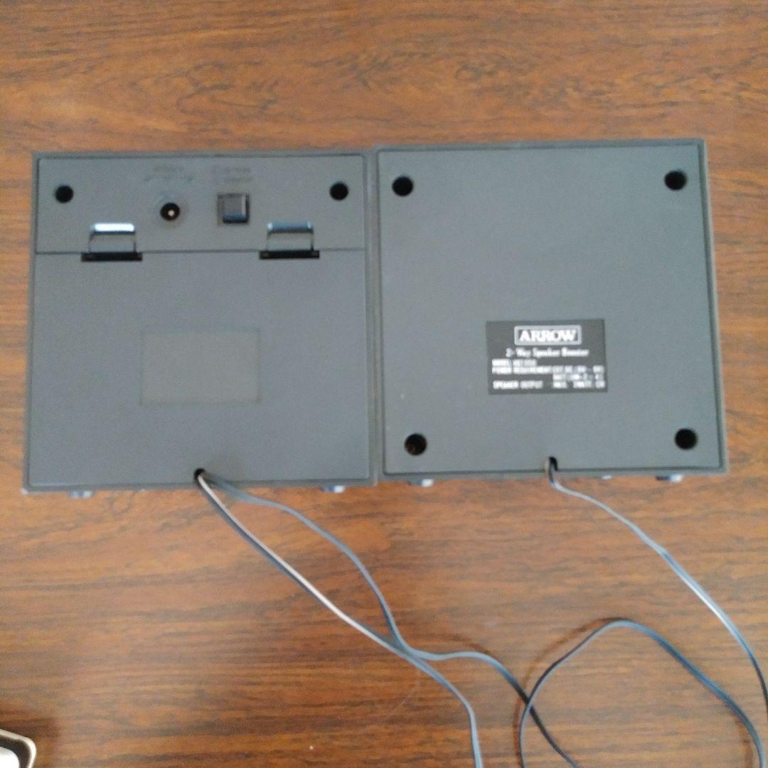ARROW ４スピーカーセット 資生堂カセットデッキ　非売品　レトロ　レア物