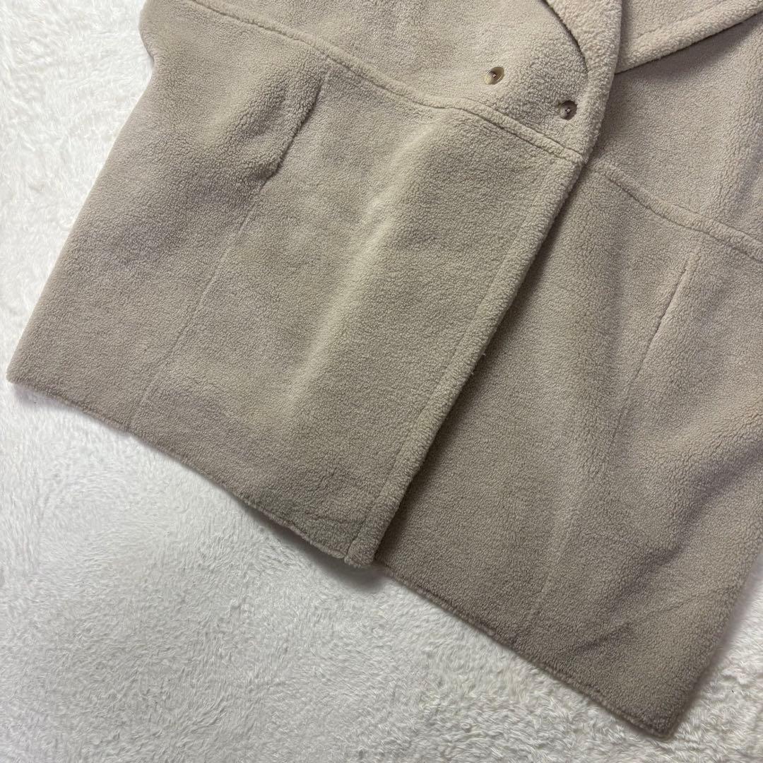 美品 AMERI REVERSIBLE BOA PONCHO COAT