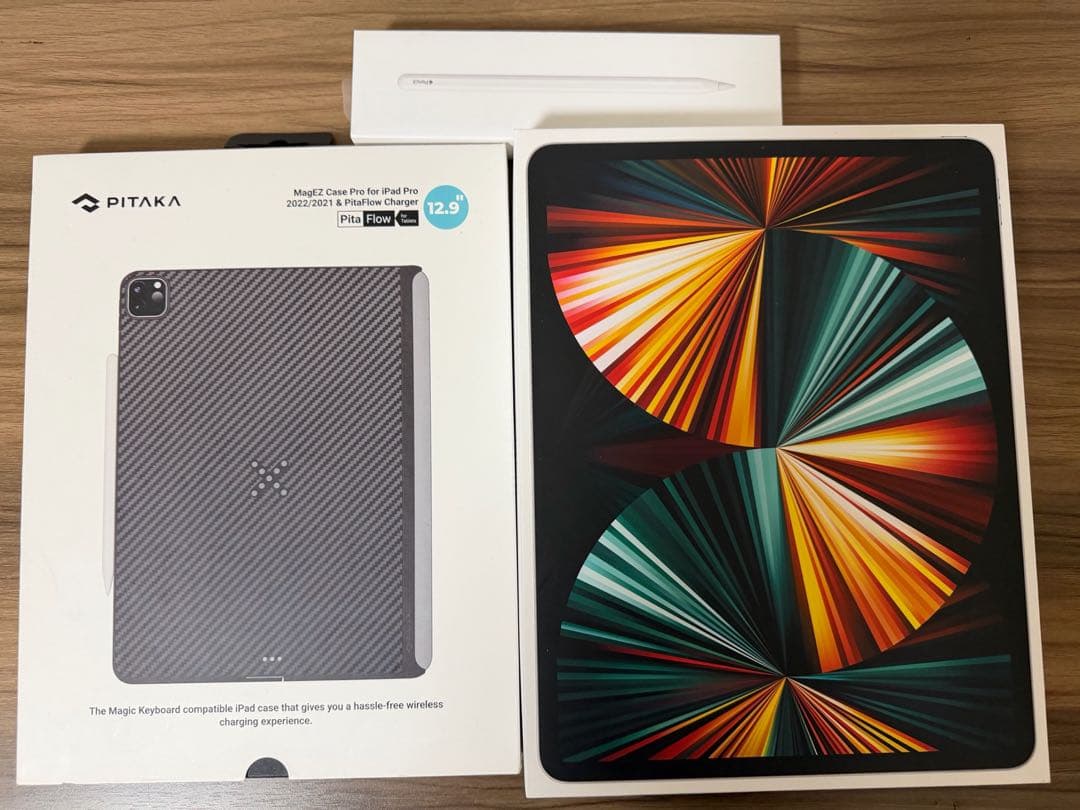 ★美品★アイパッドプロ12.9インチ 第五世代 512GB ペンシル+ケース付