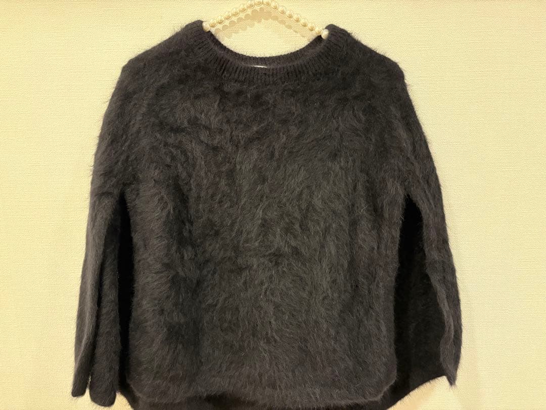 BEARDSLEY ファーニットポンチョ