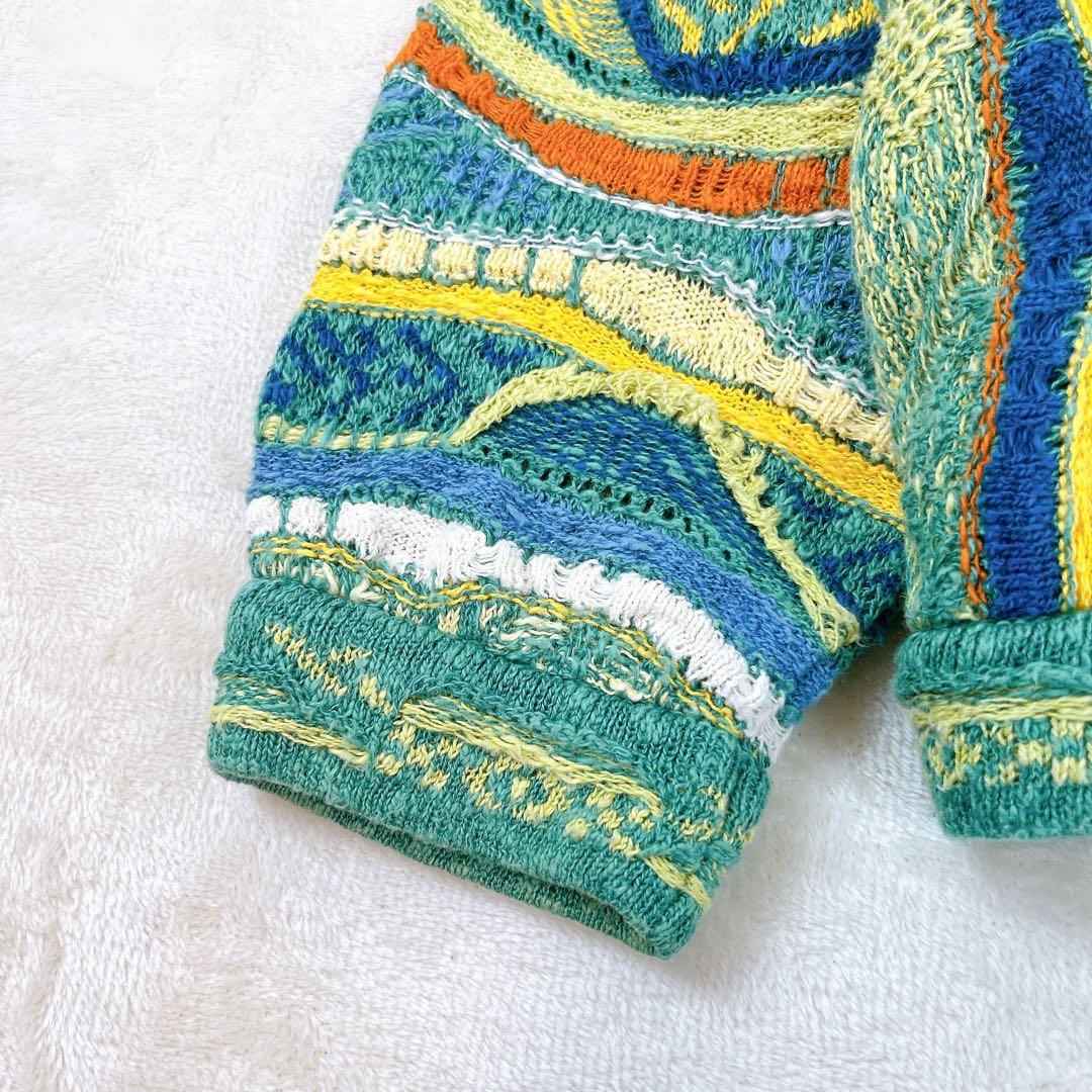極美品✨COOGI クージ 100%ウール セーター パステルカラー 3Dニット