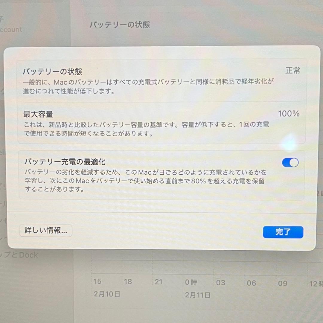 【バッテリー100%】MacBook Air M1モデル 16GB 512GB