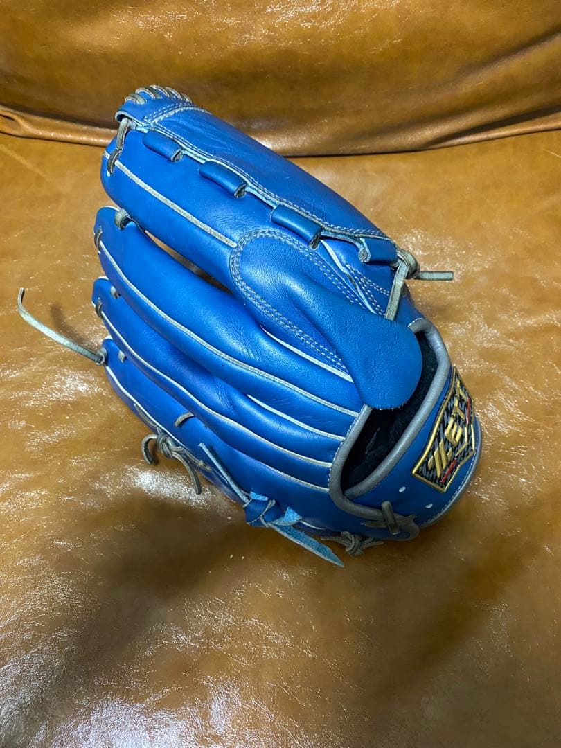 ゼット　プロステイタス　ウェルダーラベル　軟式　投手　グローブ　青柳型