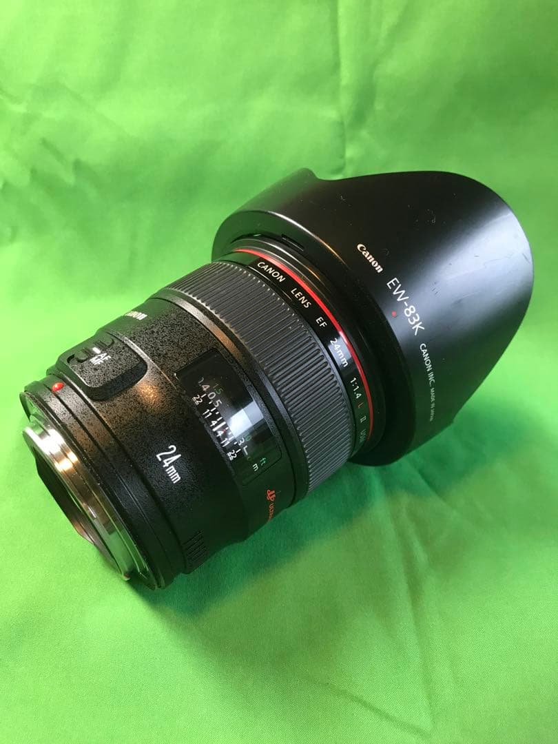 Canon EF24mm F1.4L Ⅱ USM 専用フード付き