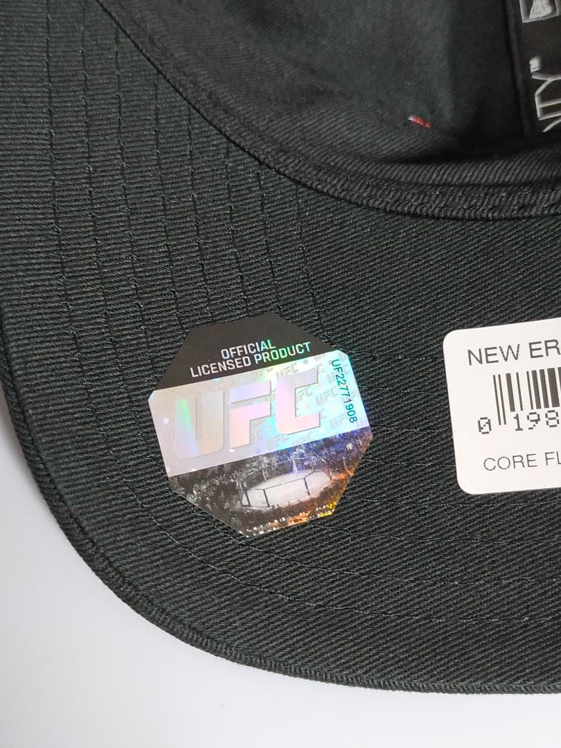 ニューエラ×UFC　9TWENTY　ブラックボディ＆レッドロゴ　残1点