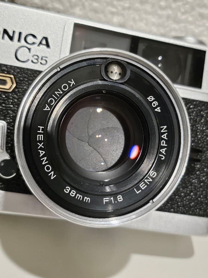 極美品 完動品 すぐ使えるキット KONICA C35 FD 38mm F1.8