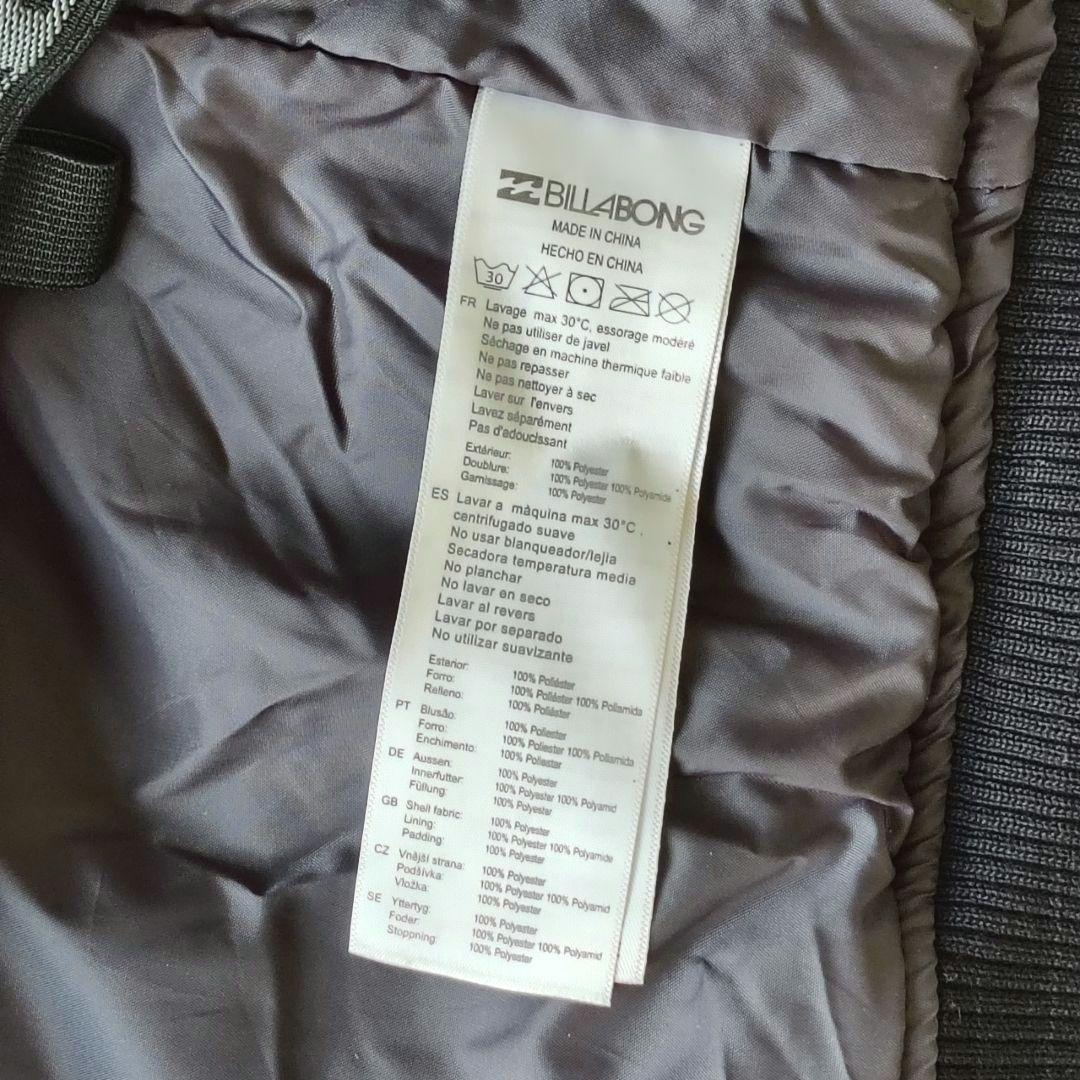 ♠【ビラボン】✨新品未使用　スノボードジャケット　スキー　黒×グレー　M