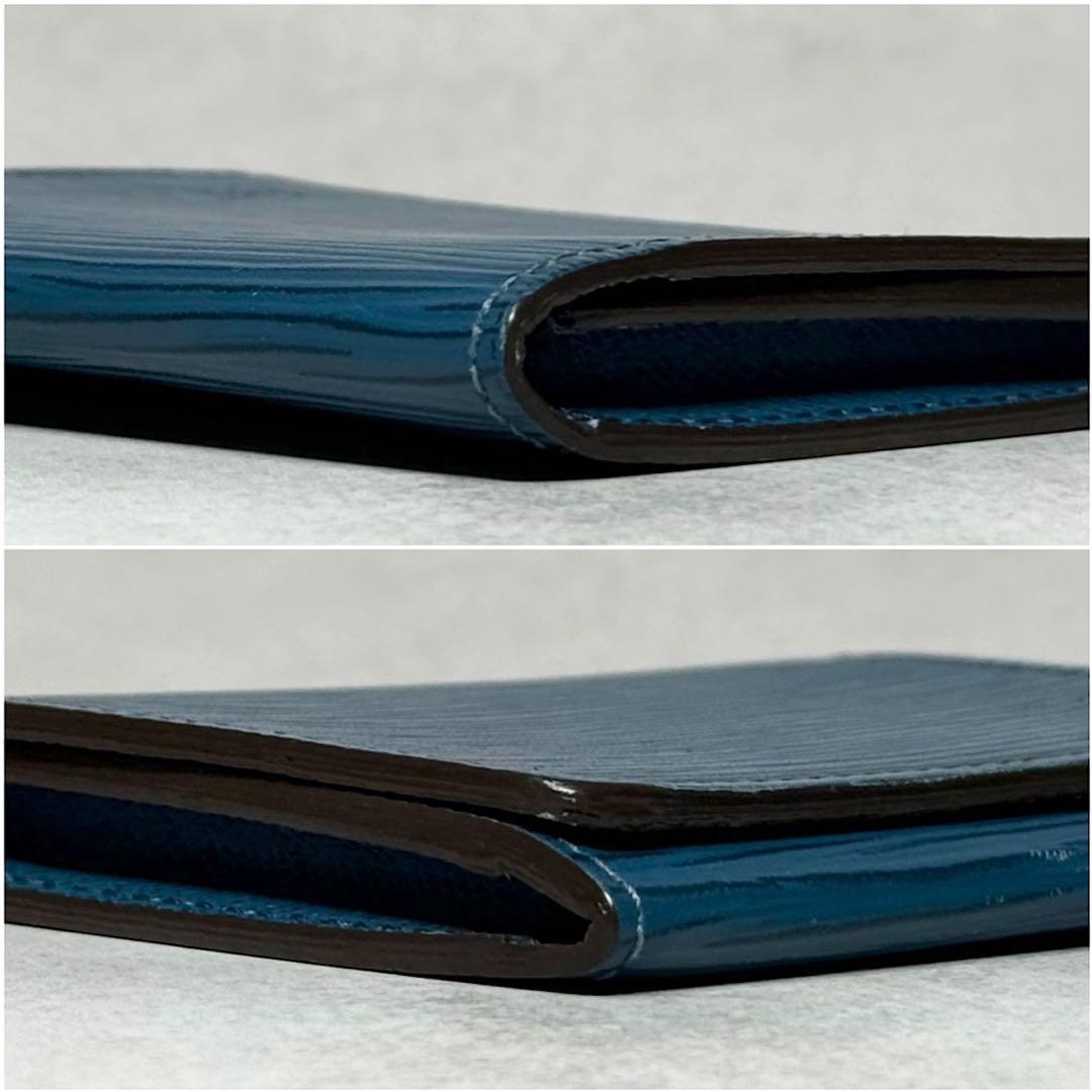 超美品 ルイヴィトン エピ ブルーセレスト アンヴェロップカルトドゥヴィジット