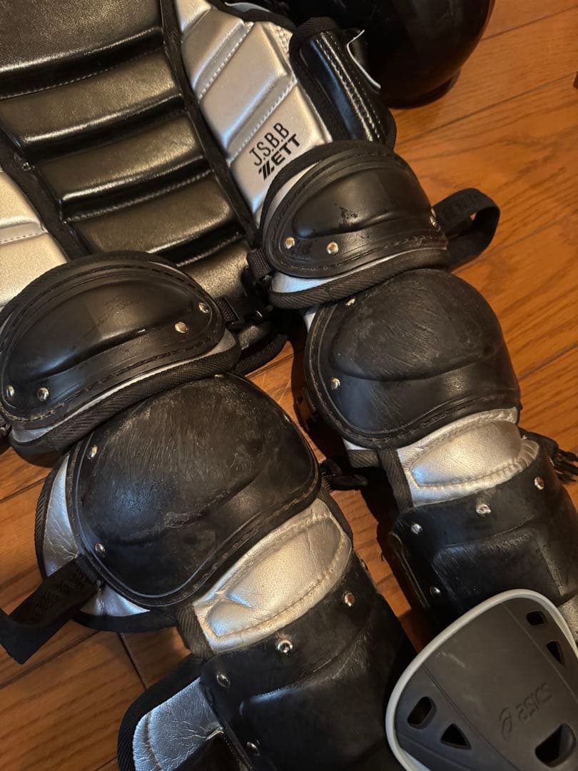 ZETT JSBB キャッチャー防具 ヘルメット付き　軟式