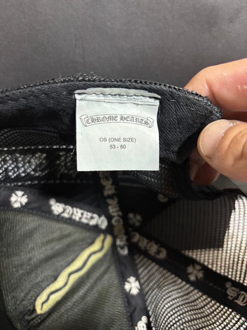 【大人気モデル】クロムハーツキャップ　ブラック　国内正規品