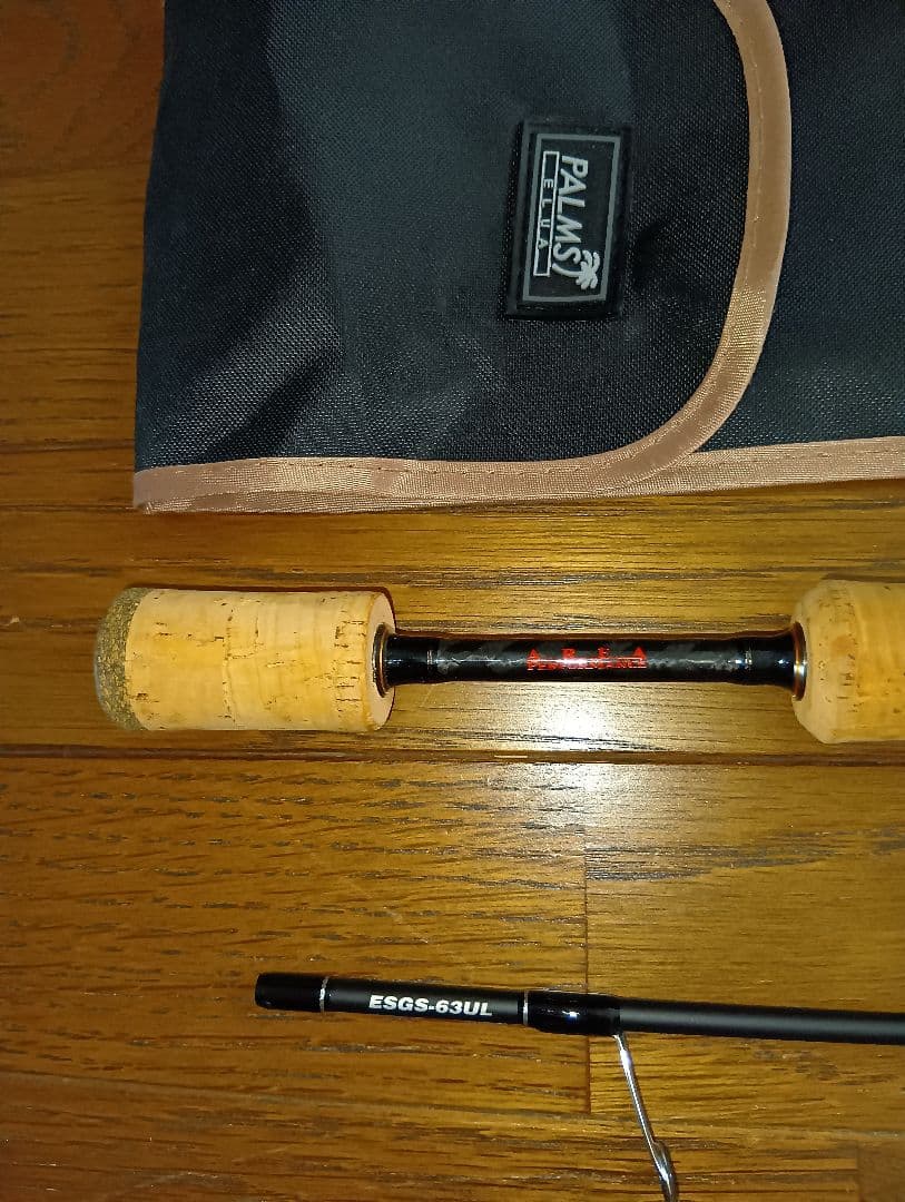 【美品】PALMS ESGS-63UL トラウトロッド ケース付き