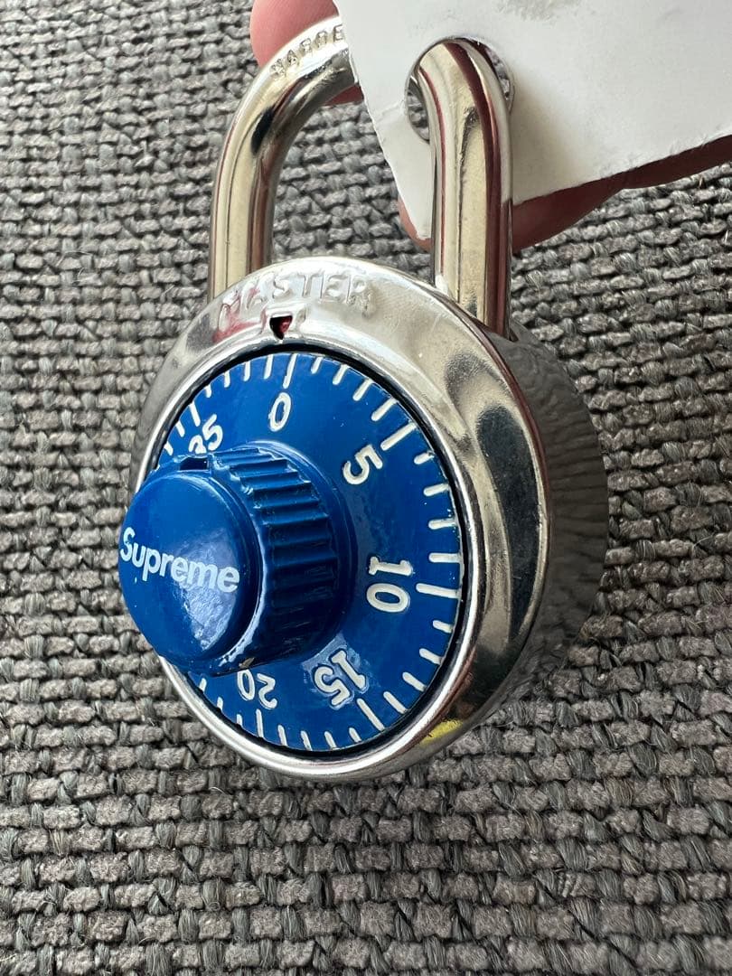 Supreme×Master Lock BLUE 南京錠 DEADSTOCK 青