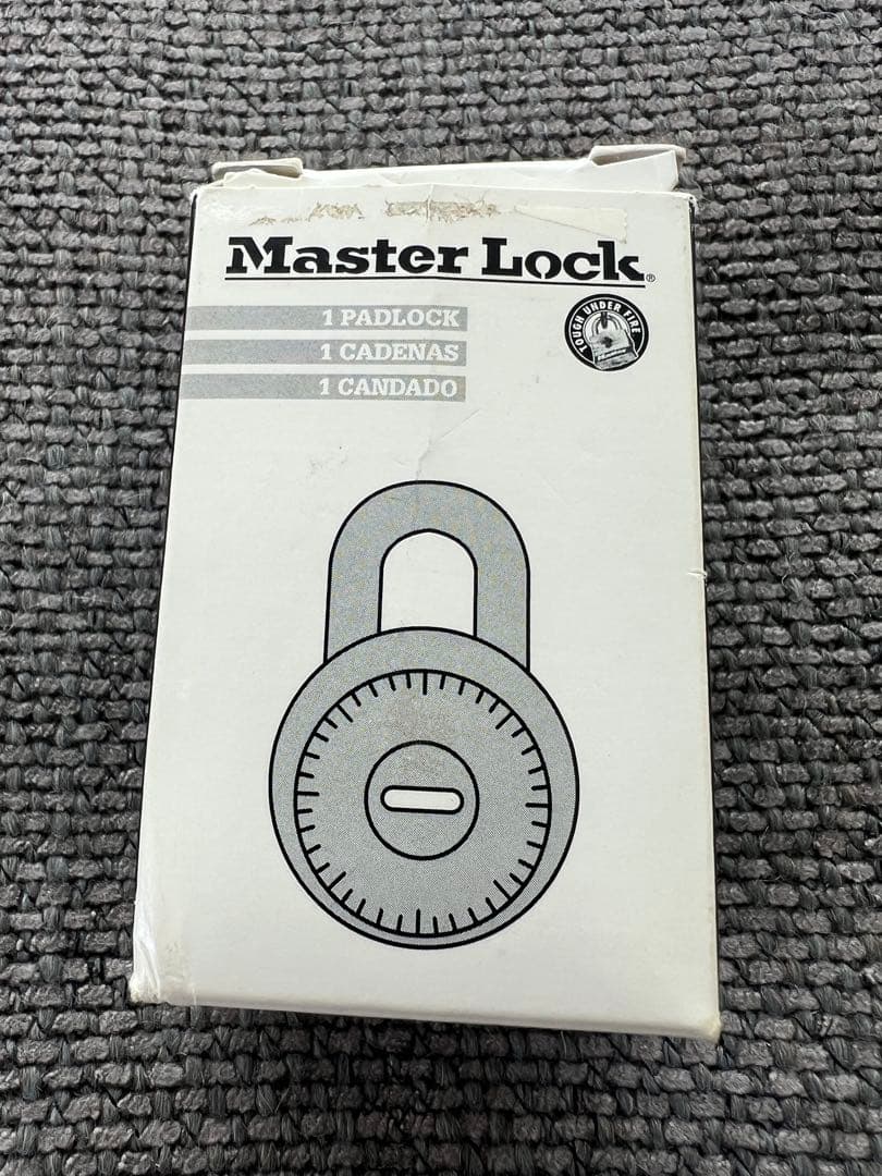 Supreme×Master Lock BLUE 南京錠 DEADSTOCK 青